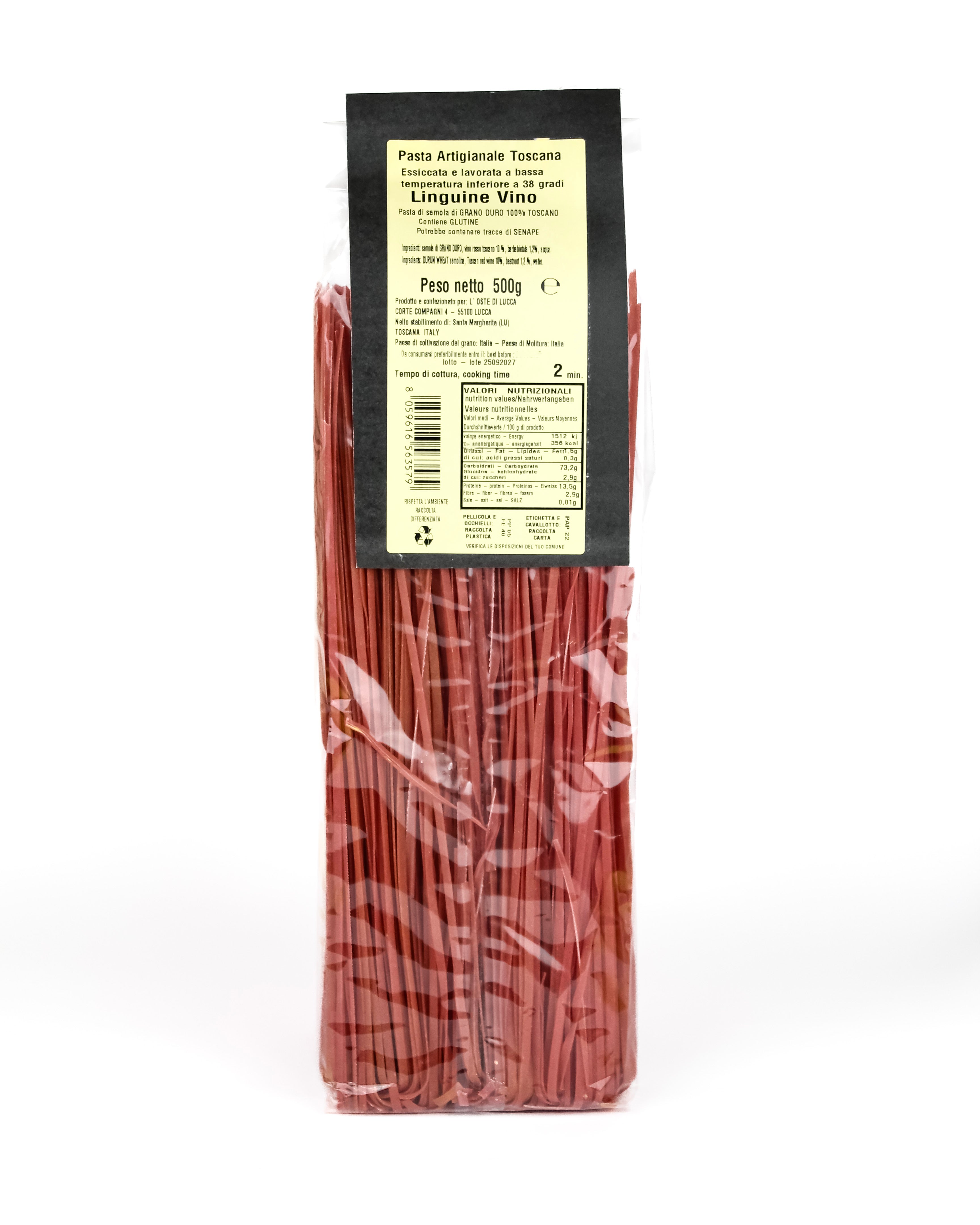 Linguine al Vino - L'Oste di Lucca