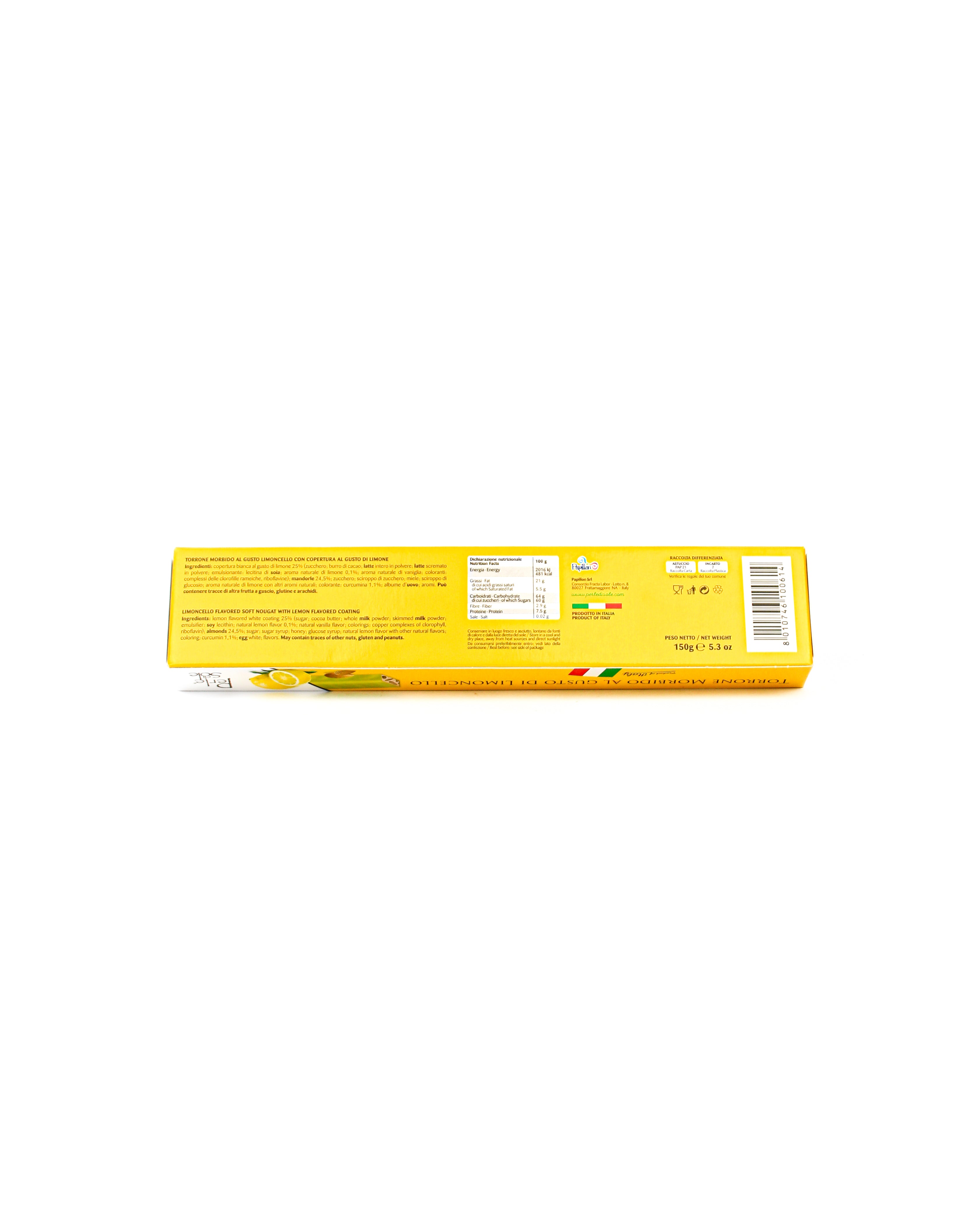 Torrone al gusto di Limoncello - Perle di Sole