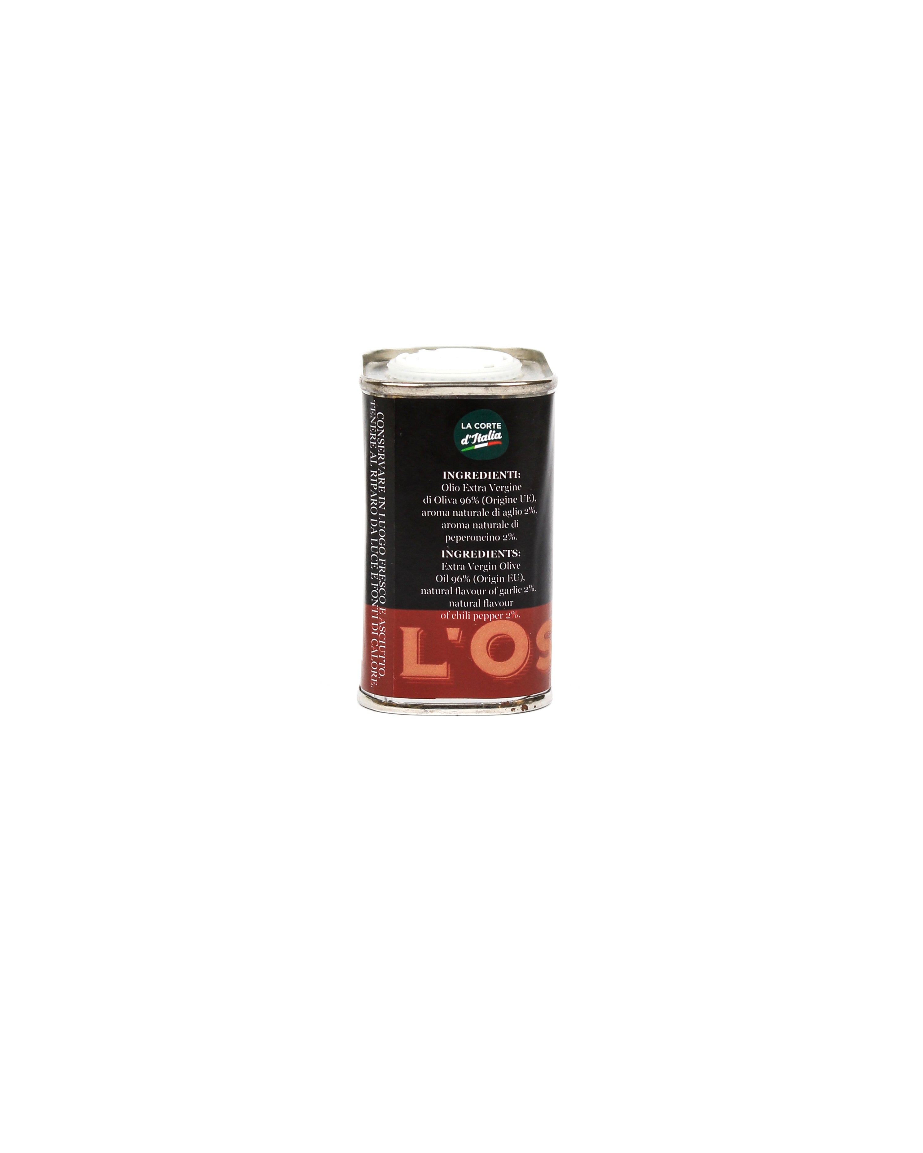 EVO-Öl, aromatisiert mit Knoblauch und Chili