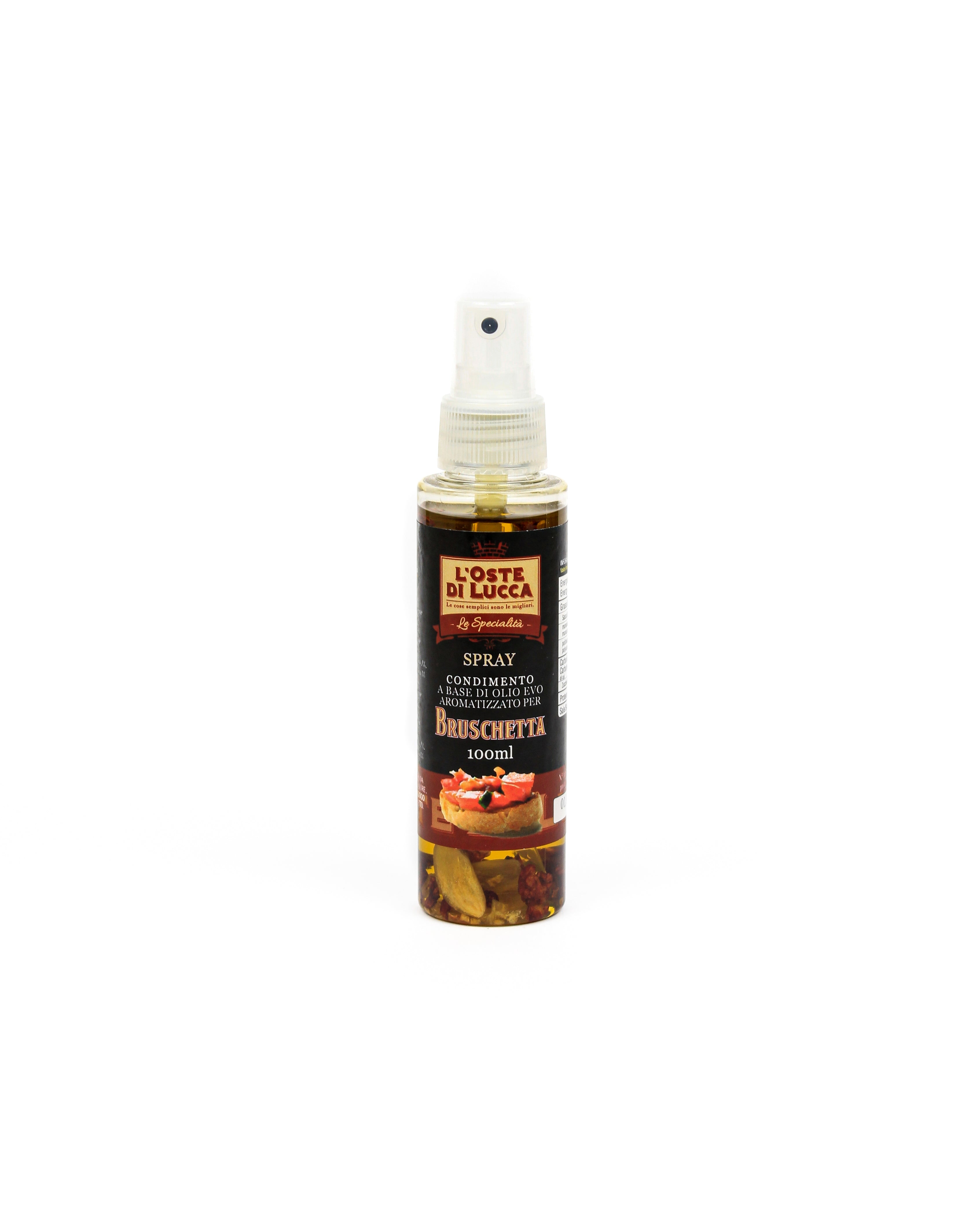 Olio Spray EVO aromatizzato per Bruschetta