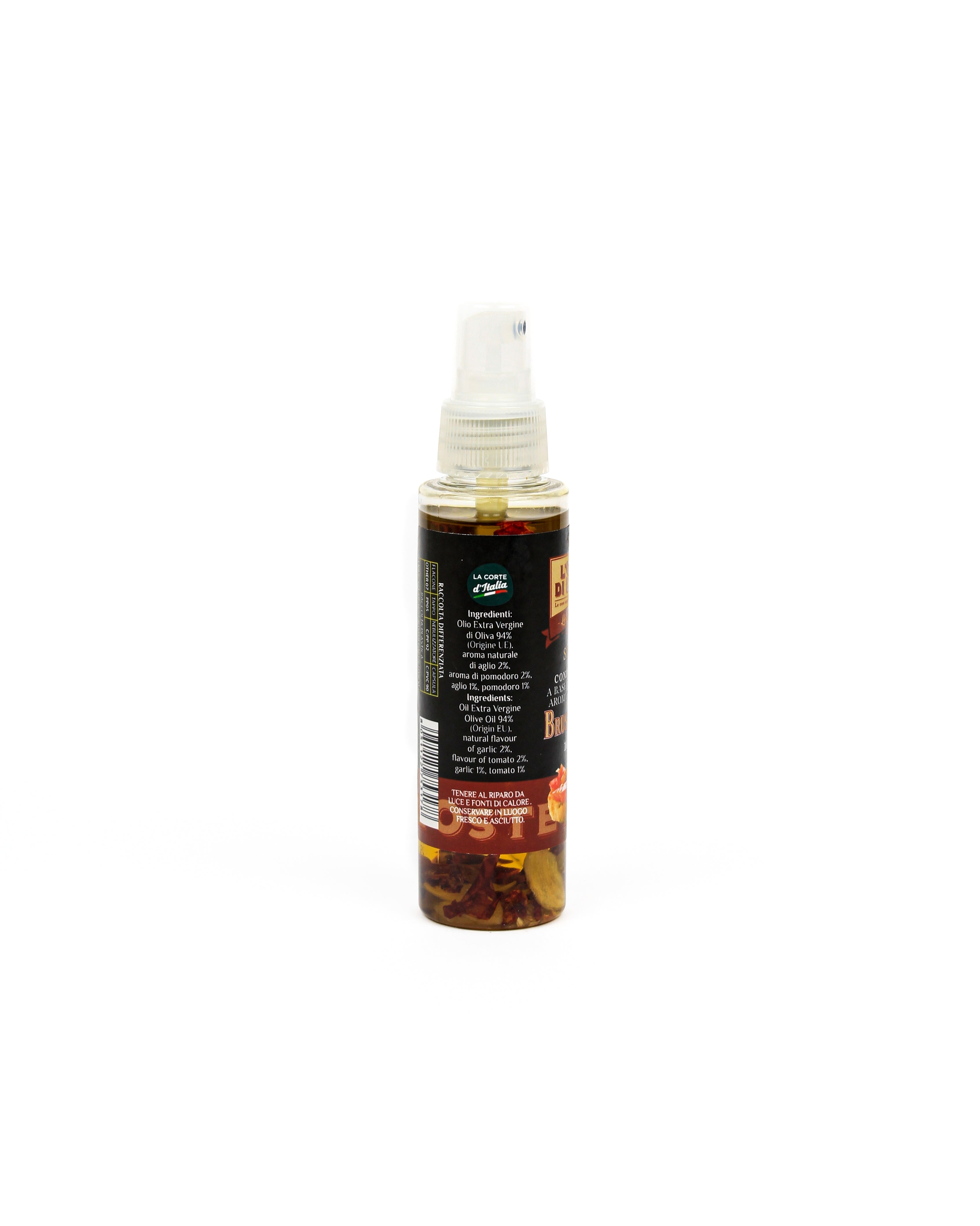 Olio Spray EVO aromatizzato per Bruschetta