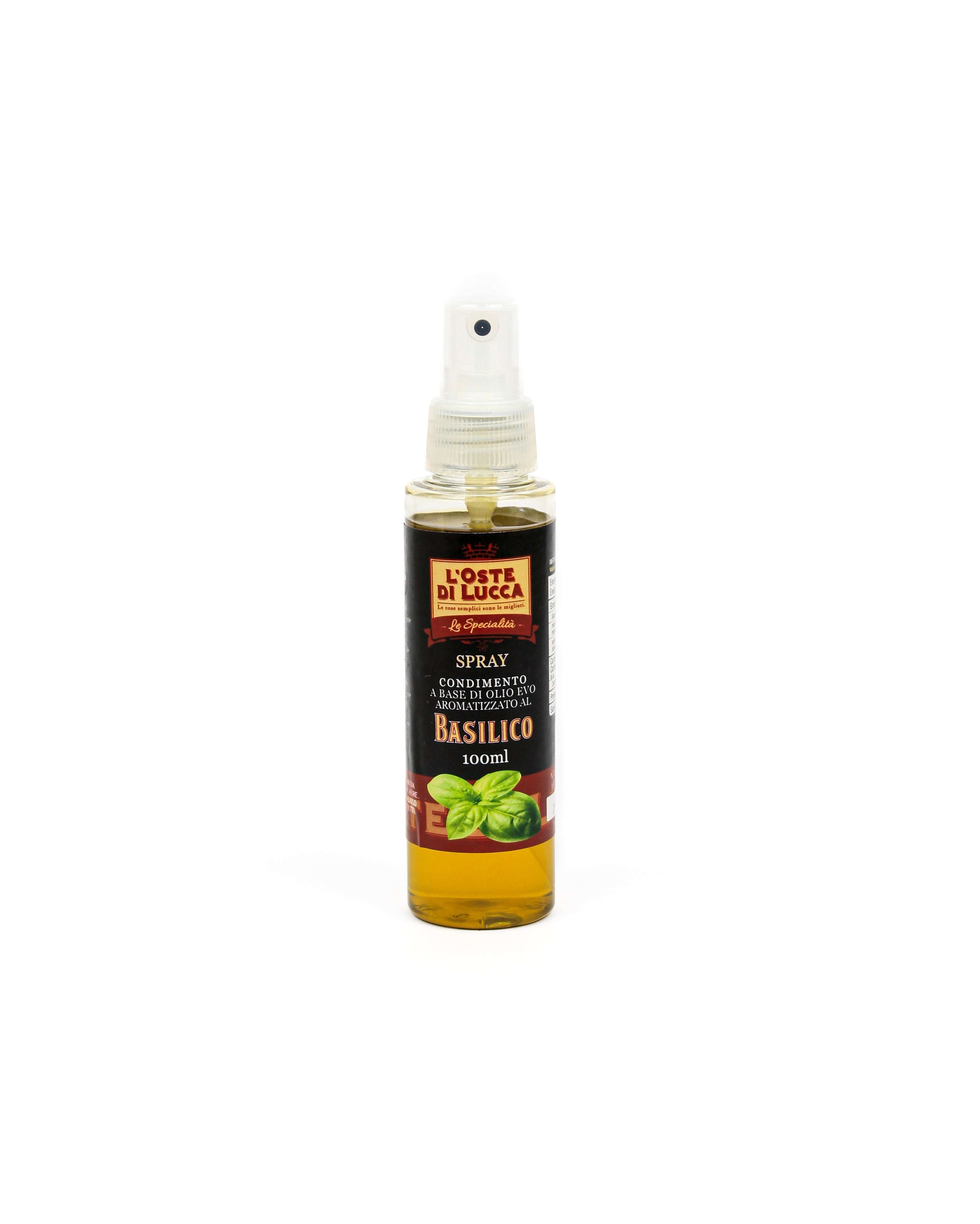Olio Spray EVO aromatizzato al Basilico