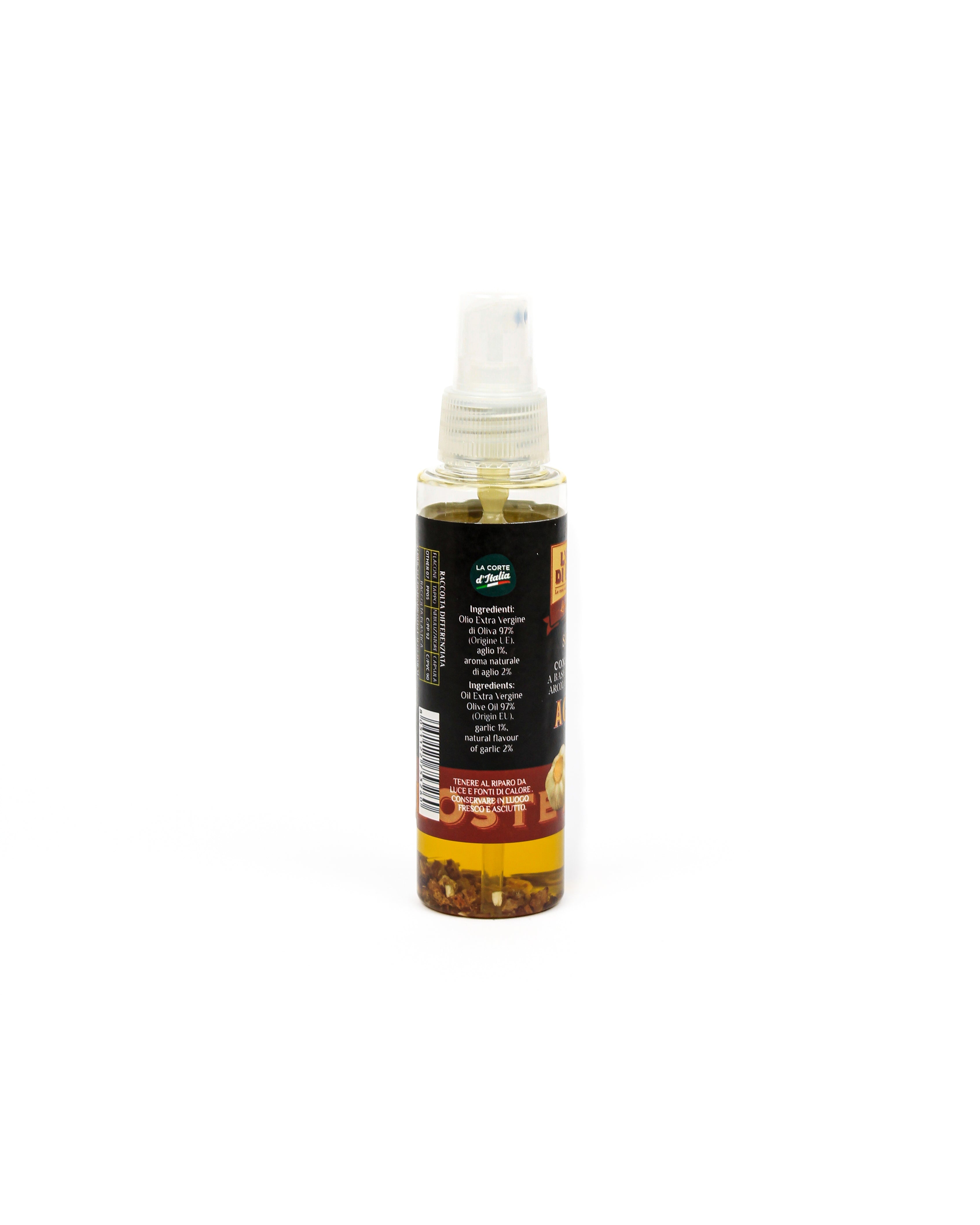 Olio Spray EVO aromatizzato all'Aglio