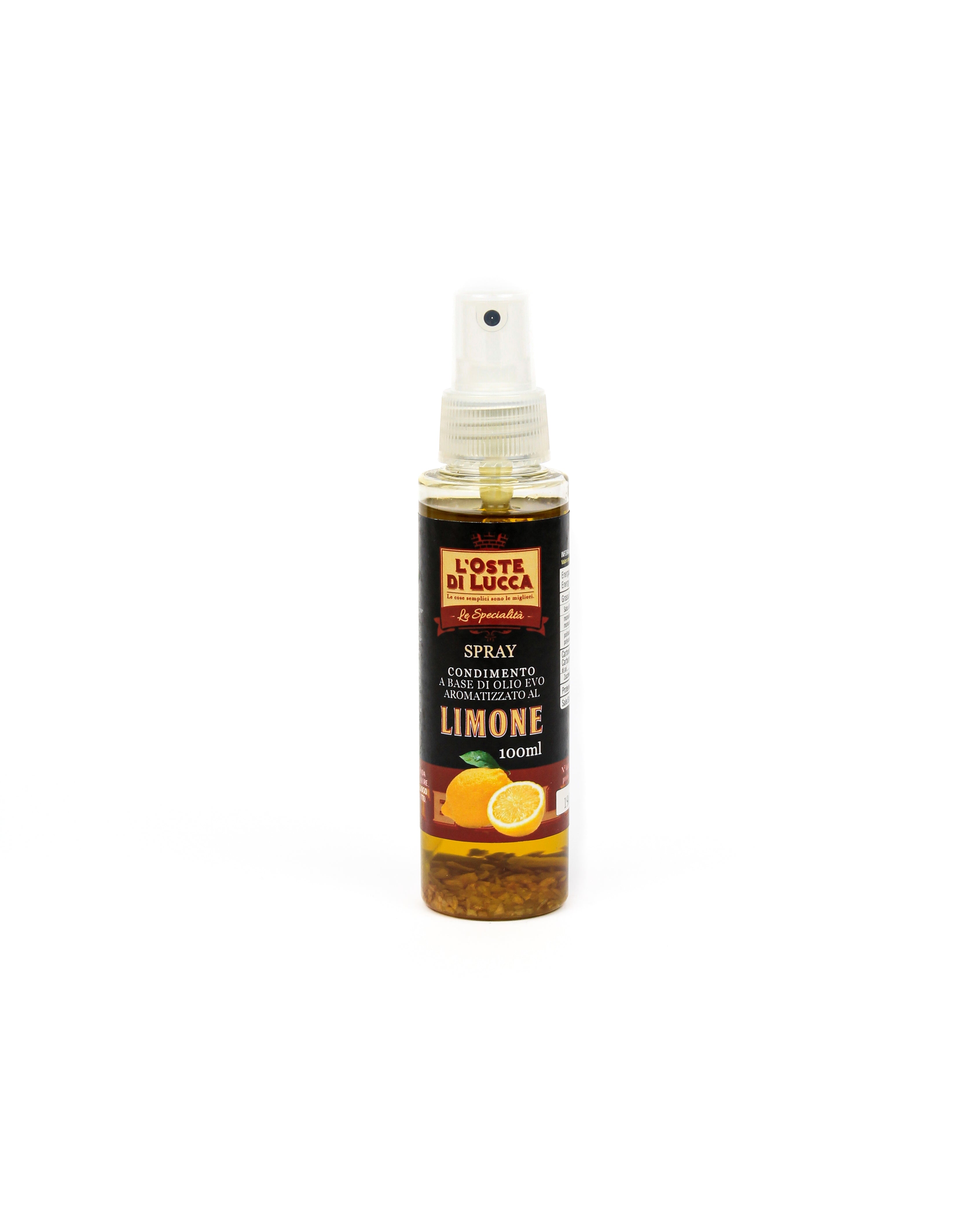Lemon flavored EVO oil spray