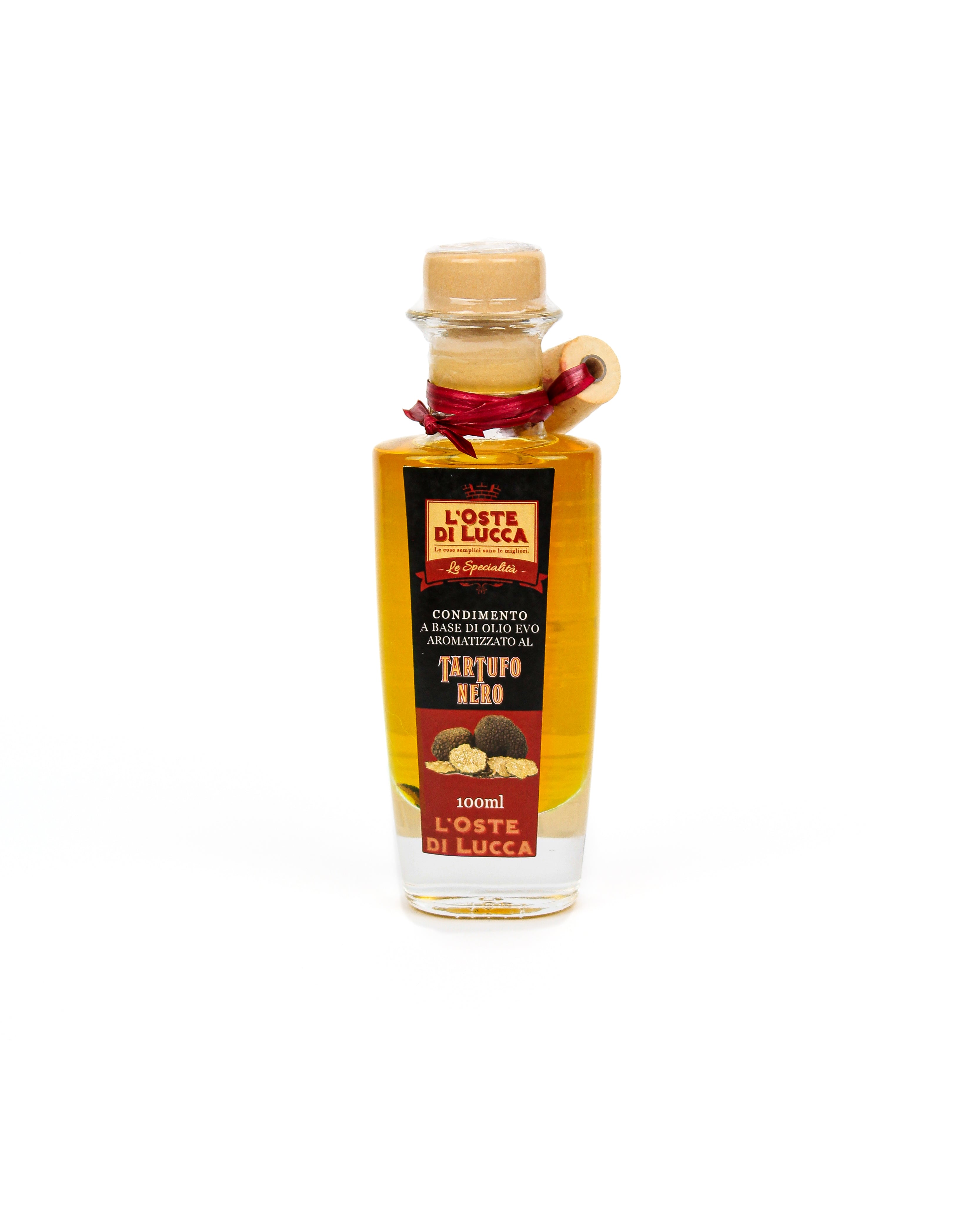 Olio EVO in bottiglia di vetro aromatizzato al Tartufo Nero
